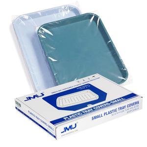 JMU 500pcs Dental Tray Covers, 10.5" x 14", Disposable Plastic Tray Sleeves Fit for Ritter Size B Trays