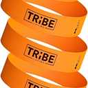 Tribe Lifting Fabric Resistance Bands for Glutes & Legs | 5 Fabric Workout Bands Set | Thick Booty Bands for Squats, Lunges, Hip Training, Physical Therapy & Home Workouts (Orange (All Light Bands))