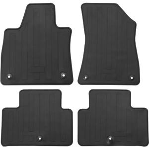 Car Floor Mats Custom Fit for Infiniti QX55 2022-2025/ Infiniti QX50 2019-2025Black Rubber Auto Liner Mats All Weather Protection Heavy Duty Odorless