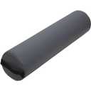 ForPro Full Round Bolster Pillow, Cool Grey, Oil and Stain-Resistant, for Massage and Yoga, 6 R x 26 L