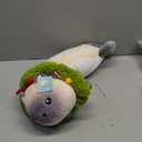 Houwsbaby 18" Christmas Siamese Cat Plush Toy with Removable Wreath,Creative Kitten Stuffed Animal,Great Present for Boys Girls,Soft Festive Decorative Toy