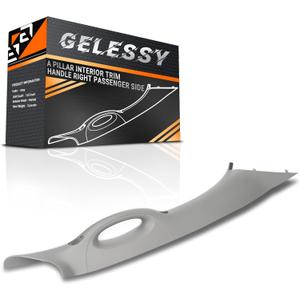 A Pillar Interior Trim Handle Right Passenger Side 4L3Z-1503598-AAB Compatible with 2004-2008 Ford F-150 F150 2006-2008 Lincoln Mark LT A Pillar Grab Handle Passenger Side (Gray)