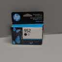 HP 952 Black Ink Cartridge for HP Printers | Works with Printer Series: OfficeJet 8702, OfficeJet Pro 7720, 7740, 8210, 8710, 8720, 8730, 8740 | Eligible for Instant Ink | F6U15AN