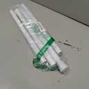 AIZESI Shower Rod 34-59 Inch - Non-Slip, No Drill spring curtain tension rod Never Rust Adjustable Tension Curtain Rod, White Shower Curtain Rod