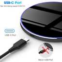 Wireless Charger 30WWireless Charger Pad Fast Wireless Charging Compatible with Galaxy S24/S23/S22/S21/S20/S10, Fast Charger Compatible with iPhone 16/15/14/13/12/11 Series