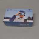 Kids Ski Goggles for Boys Girls Aged 3-14, 100% UV Protection OTG Ski Goggles (A02-black/Silver(vlt 10.2%))