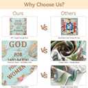 Silk Scarf for Women, Digital Printed Scarves 20.8" x 21.6" Neck Scarf Breathable Lightweight for Encourage Gift (FROM GOD..)