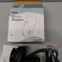 Uliptz Wireless Bluetooth Headphones, 65H Playtime, 6 EQ Sound Modes, HiFi Stereo Over Ear Headphones with Microphone, Foldable Lightweight Bluetooth 6.0 Headset for Travel/Office/Cellphone/PC (Standard, Black)