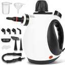 Pressurized Handheld Steam Cleaner for Home with 12 pcs Accessories, Multi-Surface Natural Steamer for Effective Cleaning, Fast Heating for Cleaning Home, Furniture, Car, Grout, Window