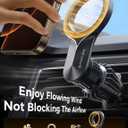 MAGIC JOHN for iPhone 17 Pro Max MagSafe Car Mount, Air Vent Phone Holder Car, [Super Magnetic] Magnetic Car Phone Mount Dash, Cell Phone Holders for Your Car Accessories fit iPhone 16 15 14 13