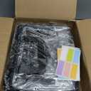 10 Packs Large Toy Storage Bags with Labels, Waterproof Clear PVC Storage Bags for Toys, Travel Organizer Bags with Zipper Closure for Puzzles, Building Blocks, Kids' Books