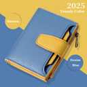 Airkit Small Wallet Women RFID Blocking Soft Leather Bifold Compact Card Holder Wallet for Women with Zipper Coin Pocket 4 ID Window