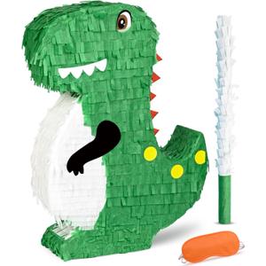 Dinosaur Pinata for Kids Birthday Party Decorations - 17x13x3.7 Inches - Dino Theme Party Supplies