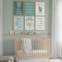 6Pcs Mental Health Canvas Wall Art Green Boho Psychology Therapy Print Artwork Inhale Exhale Inspirational Quotes Painting Pictures Wall Decor for Bedroom Office Home Decoration 12x16In Unframed (16L"x12W")