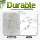 Stone Bath Drying Mat | Diatomaceous Earth Shower Mat | Non-Slip | Super Absorbent | Quick Drying | Bathroom Floor Mat, Natural, Easy to Clean (Onyx Marble, 23.5" x 15.25")
