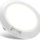 6.3 Inch Motion Sensor Ceiling Light, Battery Powered, 6000K White LED Indoor Lighting for Closet, Stairwell, Hallway & Storeroom - 1 Pack