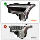 Driver Side Headlight Compatible with 2022-2024 Tundra/Sequoia Headlamp 811600C230 TO2502317 (Left)