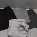 4 Pack Boys Baggy Sweatpants Teen Youth Casual Pants Open Bottom Kids Athletic Drawstring Joggers with Pockets Size: 11-12 Years