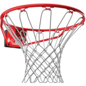 Spalding Regulation Size 18" Steel Basketball Rim with Net Included | Choose from Fixed or Breakaway | Replacement Rim for Indoor or Outdoor Hoop