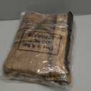 Maasechs Fireplace Draft Cover for Winter Indoor Fireplace Blanket for Heat Loss Rustic Wooden Door Pattern Draft Stopper with Hook for Inside Insulated(Brown,39 x 32 Inch)