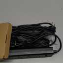 10FT Long Surge Protector Power Strip-with 5 Widely Outlets and 3 USB Ports(1 USB C Port),10 Foot Extension Cord(1250W/10A),Wall Mount for Home Office,700 J,Black(2 Pack)