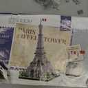 Paris Eiffel Tower Model Building Blocks Micro Brick Architecture Landmark for Display Fun Construction Gift for Kids & Adults