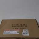 Raycare Flameless Candle with Remote Timer  9 Flickering Acrylic Battery Operated LED Pillar Candles with Embedded Star String for Halloween, Fall Decor, Harvest Festival Gifts(Grey)