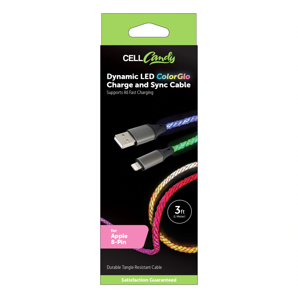 Cell Candy Lighting Glow Cable 3Ft