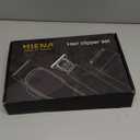 HIENA PRO Cordless Hair Clippers for Men, Professional Barber Kit - Beard Trimmer, Aluminum Foil Shaver, Nose Trimmer, 10 Limit Combs - Fast Charge, Smart LED Display (Clippers/Trimmer)