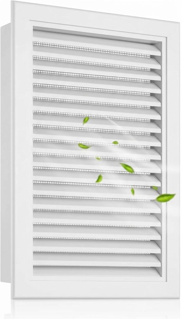 18"x24" Premium Aluminum Gable Vent with Screen