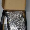 Grommet Tool Kit, 3/8 inch Handheld Eyelet Kit Manual Grommet Press Machine with 500 pcs 10 mm Grommets