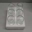 Zubebe 6 Pack 6 oz Glass Jars with 12 Lids - Versatile for Canning, Jams, Jellies, DIY Crafts, Single-serving Desserts & Christmas Gifts