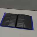 GEAoffice 4 Pocket Card Binder - Small Trading Card Collection Album Folder - 160 Side Loading Pocket Binder for TCG, MTG, Sports & Game Cards - Gifts for Card Boys (Dark Blue)