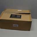 BESTVIP 600PCS Gold Plastic Plate Set (100 Guests), Plastic Plates for Party Wedding Birthday, Disposable Dinnerware Set of 200 Plates, 200 Forks, 100 Spoons, 100 Knives for Christmas