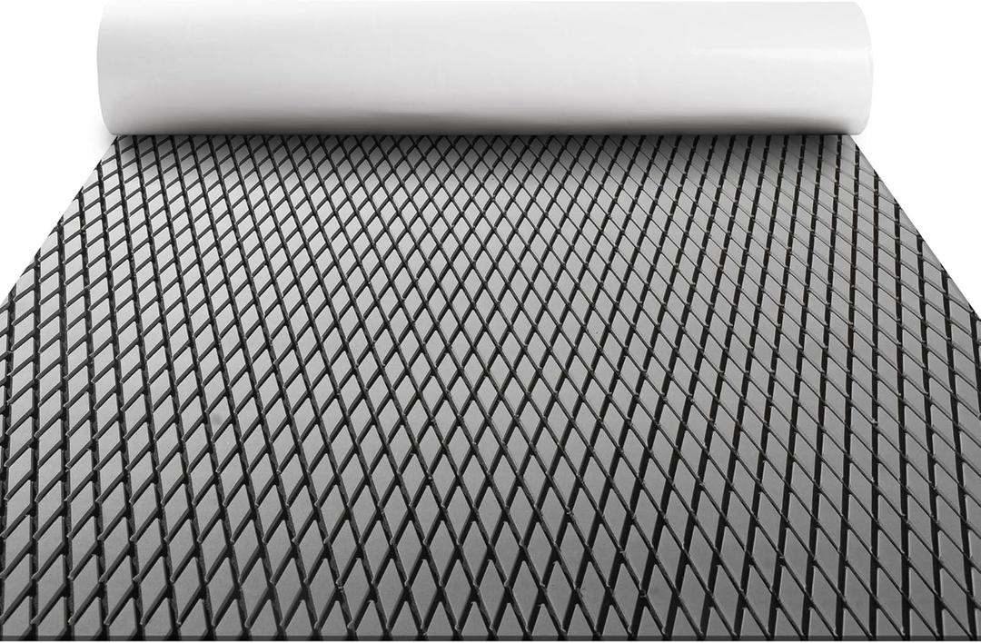 FOCEAN Boat Flooring - EVA Foam Boat Decking - Marine Flooring Marine Mats for Boats RV Yacht Kayak  (94.5"L x 15.7"W x 0.22"Th, Gray)