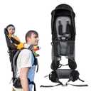 Baby Shoulder Carrier Baby Hiking Backpack Carrier with Rain Cover Sun Shade for Child Safe Backrest and Toddler Ergonomic Seat Holds 40 Pound for Children Between 6 Months-3 Years Old Babies