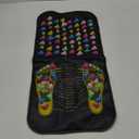 TrelaCo Foot Massage Mat Reflexology Walk Stone Road Foot Massage Acupoint Mat for Acupressure Relaxes for Long Sitting Elderly Students and Office Workers (27.56 x 13.78 Inches)