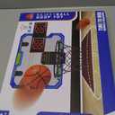 Basketball Hoop Indoor for Kids(4-12 Years Old), Over The Door Basketball Hoop with Scoring, Countdown and Music Accompaniment, Christmas Toys (blue)