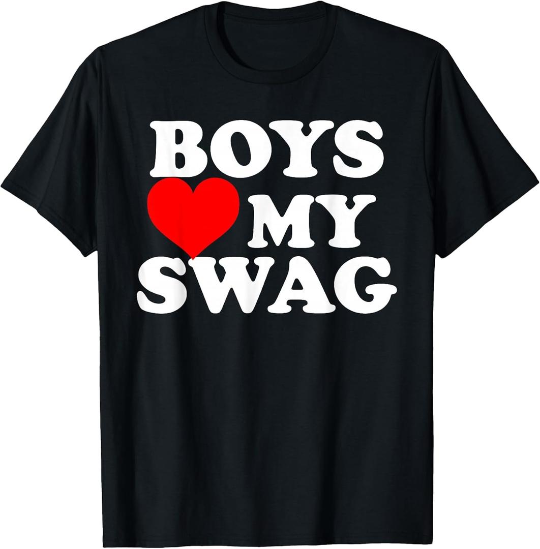 Boys Love My Swag T-Shirt, 2XL