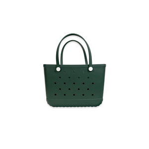 Military Green Rubber Tote Bag