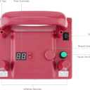 Portable Electric Balloon Blower Pump, Dual Nozzle Balloon Air Inflator, 110V 680W with 2 Inflation Nozzles for Decoration