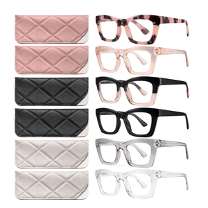 CCVOO Stylish Reading Glasses for Women, Eyeglasses, Blue Light Readers for Women, Computer Eye Glasses, Cheaters, +2.75