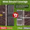 Lawn Leveling Rake - Heavy Duty 30" x 10" Lawn Leveler, Anti-Flip Edge, Adjustable 5FT Handle, Folding Plate for Yard, Soil, Sand, Topsoil Spreader - Garden Ground Top Dressing, Landscaping Tool