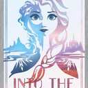 Disney Frozen 2 - Into the Unknown Wall Poster, 34L x 22.4W, Gray Framed Version