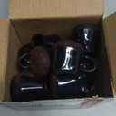 24 Pcs Chair Leg Floor Protectors, Black Silicone Chair Leg Protectors Caps Covers for Hardwood Floors, Furniture Pads Sliders with Wrapped Felt Bottom Small (Fit:0.5"-0.75")