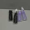 ELANE 4 Pack Root Comb Applicator Bottle,Oil Comb Applicator for Hair Dye Shampoos Hair Salons (2 Black + 2 White)