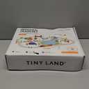 Tiny Land 110PCS Wooden Train Set  Toy Train with Tracks for Kids Ages 3-7, Compatible with Major Brands, Ideal Railway Playset for Boys and Girls, Great Birthday