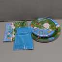 Golf Party Decorations, Golf Birthday Decorations with Golf Plates, 96Pcs Hole in One Birthday Decorations with Golf Plates and Napkins, Serves 24