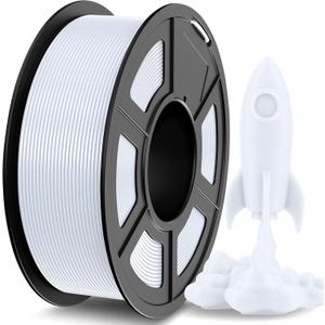JAYO High Speed PLA Filament 1.75mm, PLA 3D Printer Filament for Fast Printing up to 600mm/s, High Flowable PLA Filament Dimensional Accuracy +/- 0.02mm, 1.1KG Spool(2.42 LBS), White, 4 Pack
