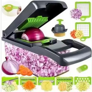 16in1 Multi-Functional Vegetable Chopper Manual Food Chopper Vegetable Slicer, Dicer, Vegetable Cutter